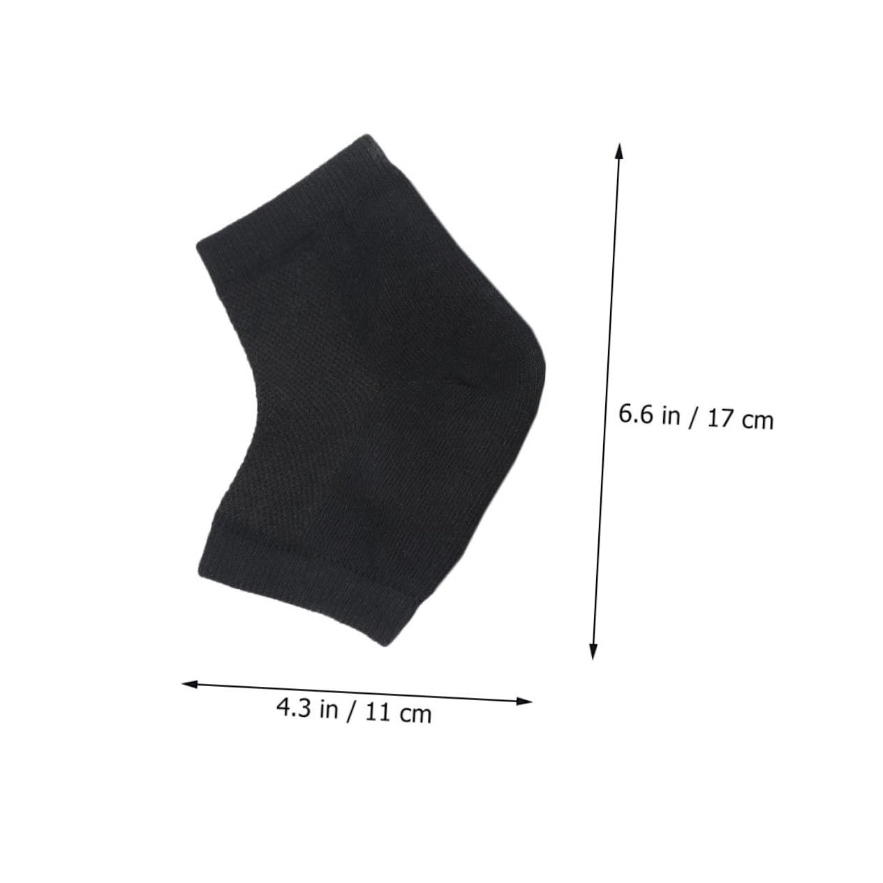 WOFASHPURET 4pairs Ventilate Socks Heel Repair Socks Gel