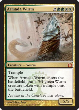 Magic: the Gathering - Armada Wurm (143) - Return to Ravnica