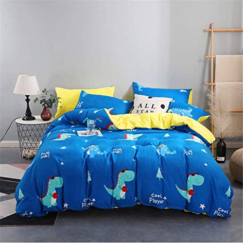 SHJIA Ensemble de literie La Housse de Couette King Queen Bed Literie Fleur imprimée B 220x240cm