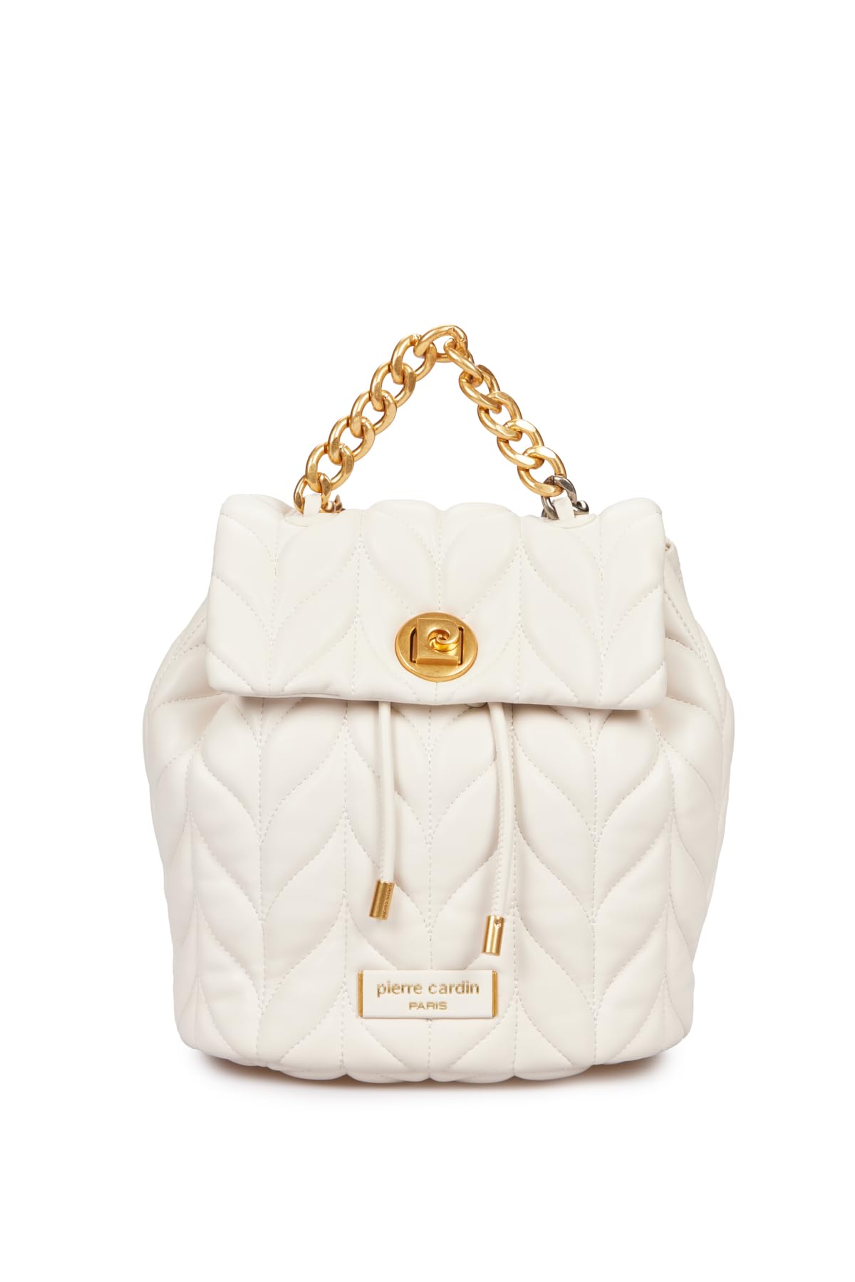 Suni Deri Polyester, BEYAZ, 27x23x14