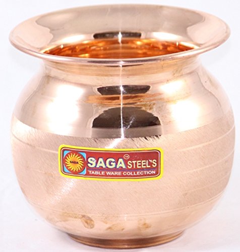 Saga Copper Pooja Lota Kalash, & Home Use ,Serve-ware,