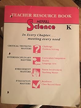 Paperback Merrill Science Teacher Resource Book K Kindergarten (Reproducible Masters) Book