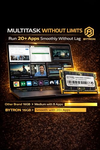 Image of 16GB DDR4 3200MHz Laptop RAM | DDR4 SO-DIMM Memory | Compatible with HP Dell Lenovo ASUS Acer MSI Samsung Laptops | High Speed Laptop RAM | Low Heat | 3 Year Warranty