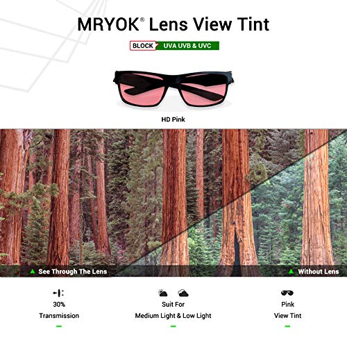 Image of Mryok Replacement Lenses Compatible with Ray-Ban Meta Headliner RW4009 50mm / Gen 2 RW4013 50mm Smart Glasses, HD Polarized