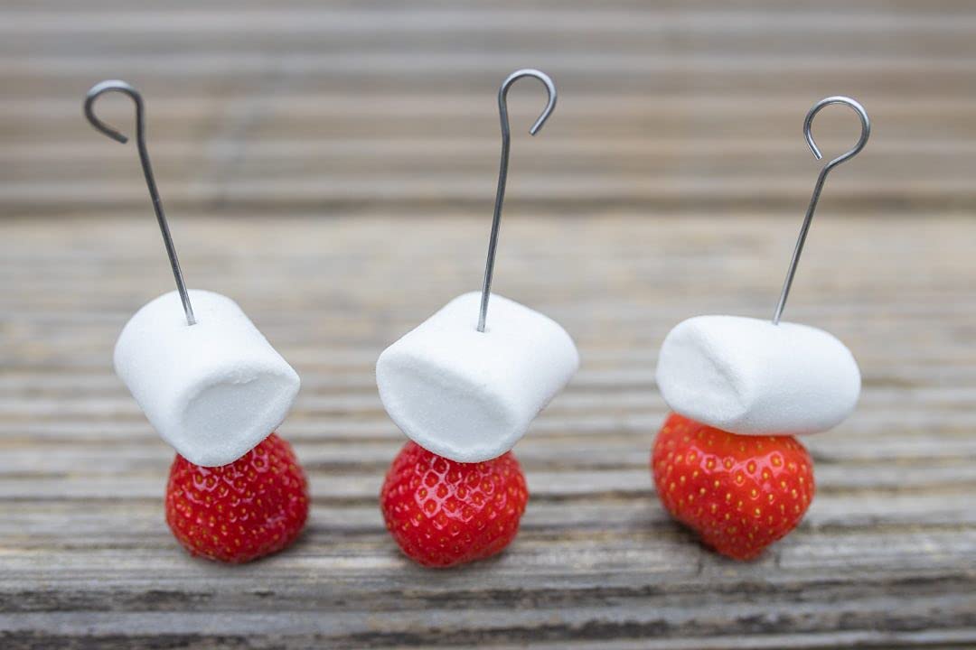 Rocky Mountain Marshmallows Classic 4x300g, bonbons américains traditionnels à rôtir sur le feu de camp, à griller ou à cuire au four, 4x300g