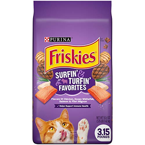 Friskies Feline Favorites Dry Cat Food, 3.15 Lbs #TOP10
