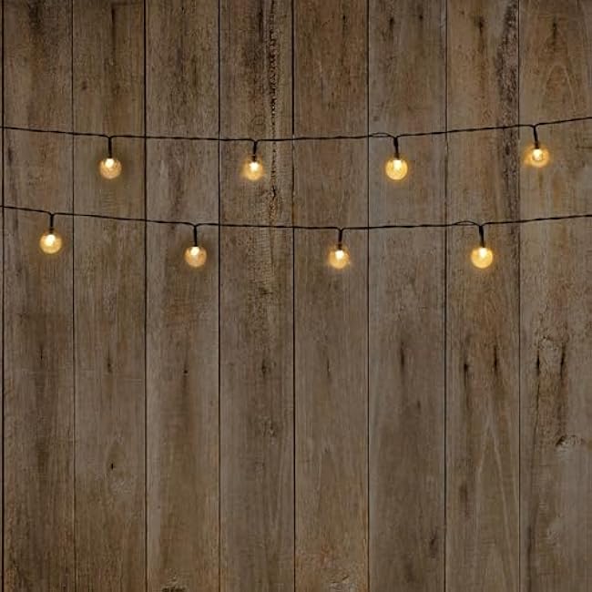 IdeaWorks Solar LED Globe String Lights (50 LED Lights)