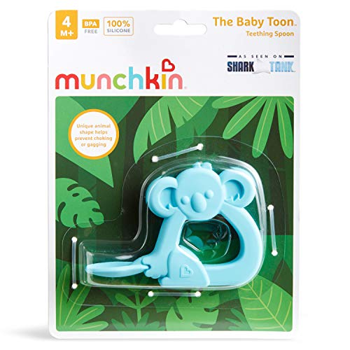 Image of Munchkin The Baby Toon Silicone Teether Spoon, Koala (As Seen On Shark Tank)