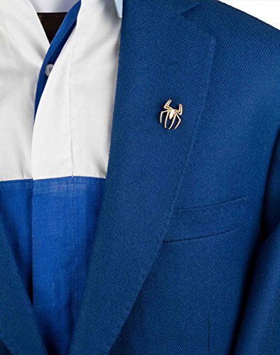 Knighthood Golden Spider Lapel Pin Badge Coat Suit Collar Accessories Brooch for Men2