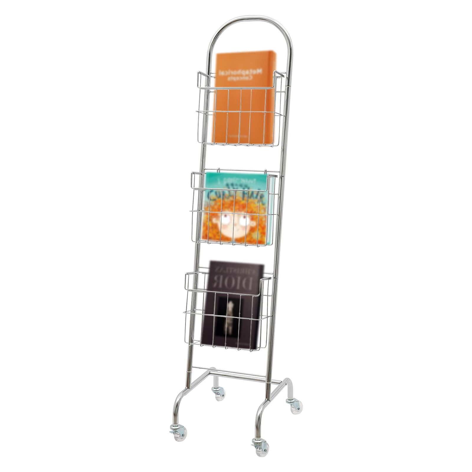 30 x 35 x 138 cm, supporto per display caricatore, multistrato, con ruote, per CD, DVD, libri, supporto o vetrina, per soggiorno, casa