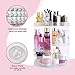 Bonzy Home Makeup Organizer 360-Degree Rotating, Adjustable Multi-Function Makeup Storage, Large Capacity Cosmetic Storage Unit, Plus Size