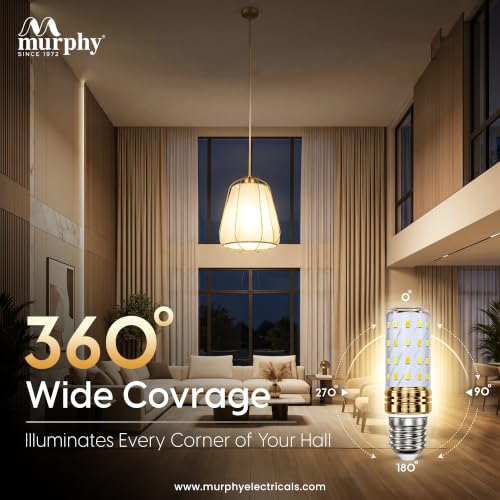 Image of Murphy 6W 3-in-1 LED Corn Bulb, E27 | CW + WW + NW | Multi CCT Light