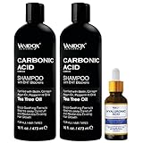VANIDOX Carbonic Acid Shampoo for Men and Women plus Hyaluronic Acid Serum - Made in USA