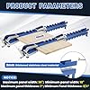 41 Inch Panel Clamps Woodworking (2-Pack) with Mounting Brackets, 4-Way Pressure Steel Parallel Clamps for Cutting Boards, Tabletops, and Cabinet Cutting Board Clamps For Precision Projects