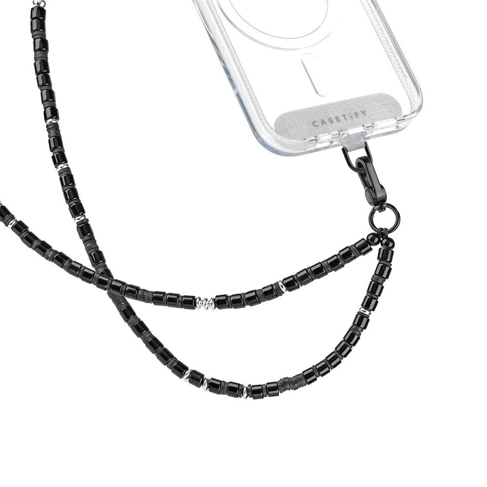 CASETiFY Phone Strap Cross-Body Charm - Onyx