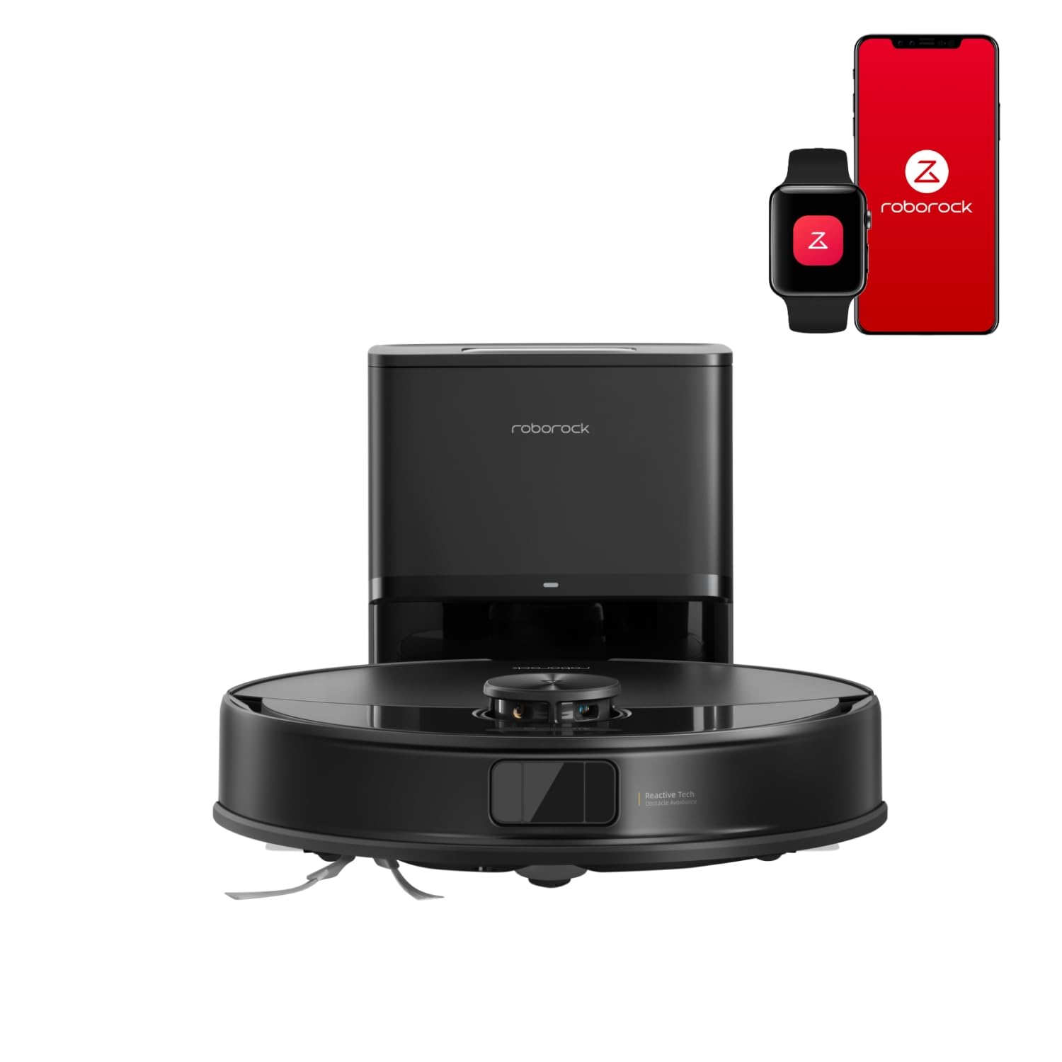 roborock(ロボロック) Q10V+ ロボット掃除機 水拭き両用 10000Pa圧倒的吸引力 【2025高総合力モデル】 お掃除ロボット 7週間分自動ゴミ収集 デュアル毛絡まり防止システム Reactive Tech障害物回避機能 LiDARナビゲーション カーペット自動検知 モップ自動リフトアップ 吸引後水拭きモード対応 4枚マップ保存可能 部屋別カスタマイズ