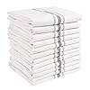 KAF Home Classic Farmhouse Stripe Kitchen Towels | Set of 12, 15" x 25", 100% Pure Cotton Dish Towels | Perfect Bar Towel Dish Cloths for Cooking, Cleaning, and Dining (Charcoal) KAF Home Classic Farmhouse Stripe Kitchen Towels | Set of 12, 15" x 25", 100% Pure Cotton Dish Towels | Perfect Bar Towel Dish Cloths for Cooking, Cleaning, and Dining (Charcoal)