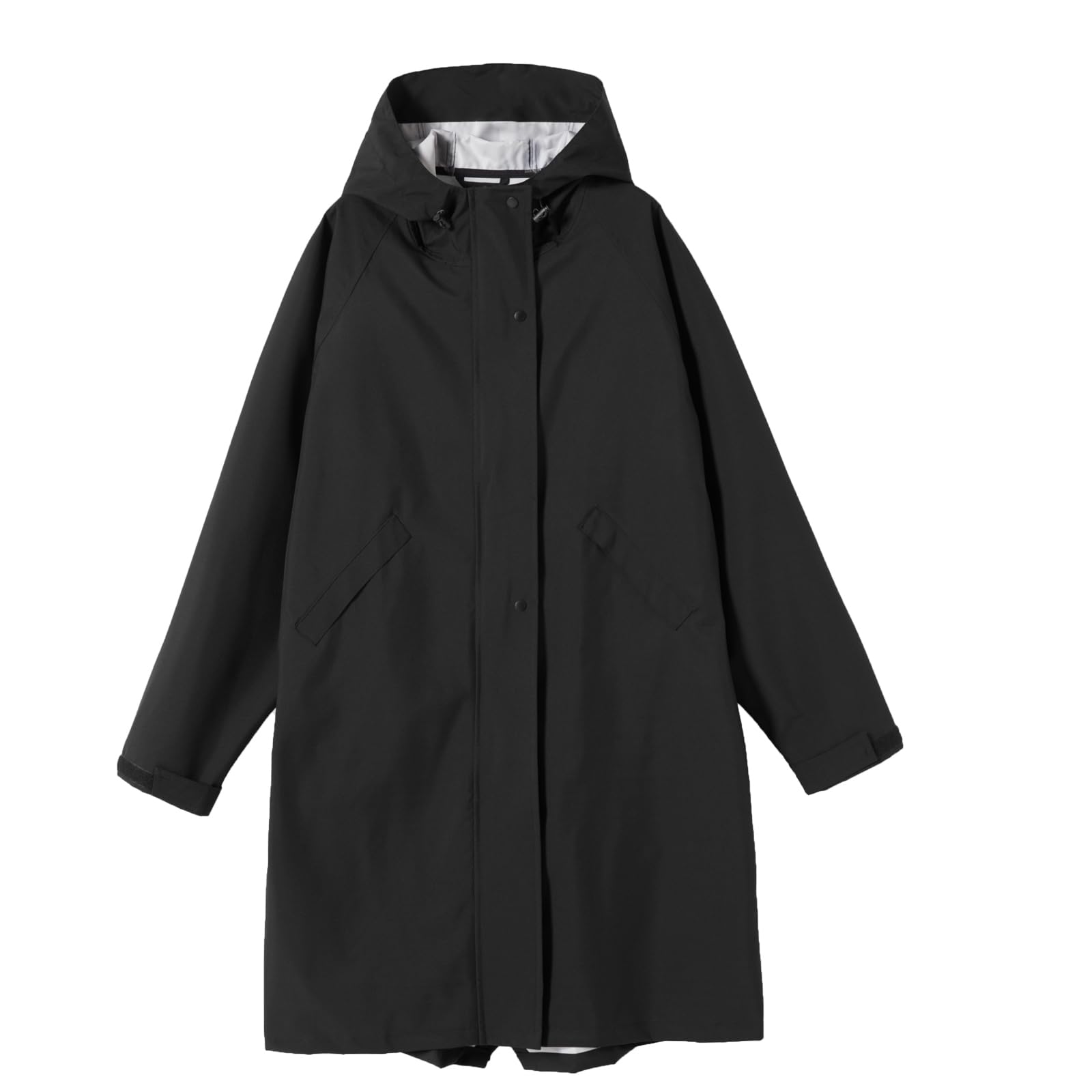 Regenjacken für Frauen Leichter Wasserdichter Regenmantel Lange Regenmäntel mit Kapuze Outdoor Windbreaker Travel Trenchcoat Packable Regenbekleidung
