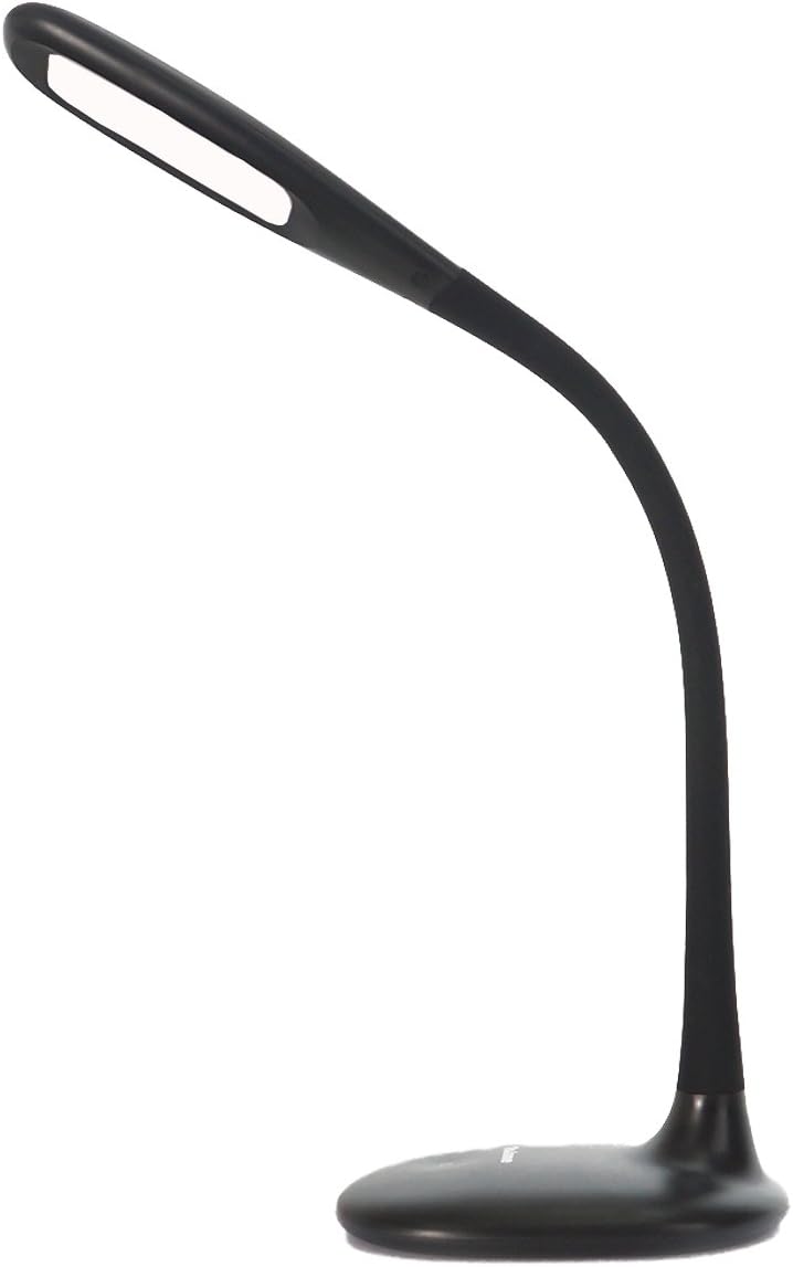 ToJane Desk Lamp with USB Port,LED Table Lamp for Bedrooms,Gooseneck Small Desk Light for Students,3-Level Dimmable