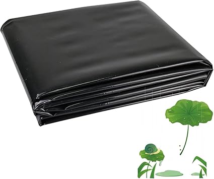 Image HIRSHA Large Fish Pond Liner 0.2MM HDPE Gardens Pools Membrane Pond Liner for Streams Fountains 2x2m 2x8m 3x6m 3x8m (Size : 10x15m(32.8x49.2ft))