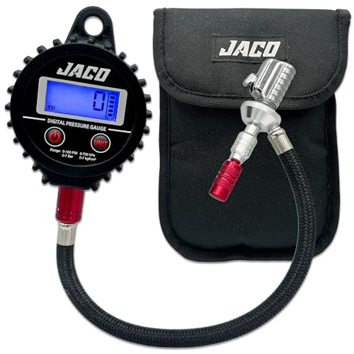 JACO Lightning RX4 Digital Tire Deflator with Gauge | Rapid Quick-Connect Off Road 4x4 Air Down Tool