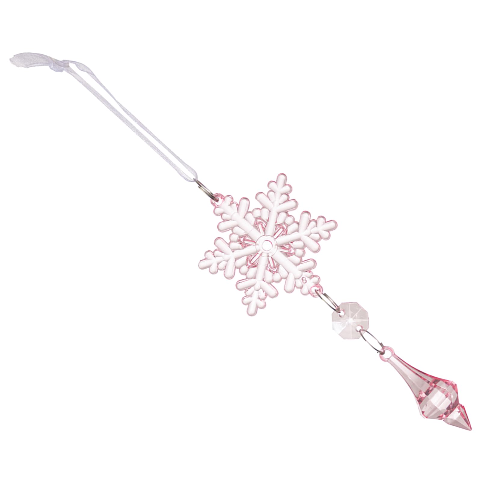 Buxuaaaa Acrylics Snowflake Hanging Ornaments Christmas Tree Pendant with Hanging String for Indoor and Outdoor Decoration Holiday Decoration