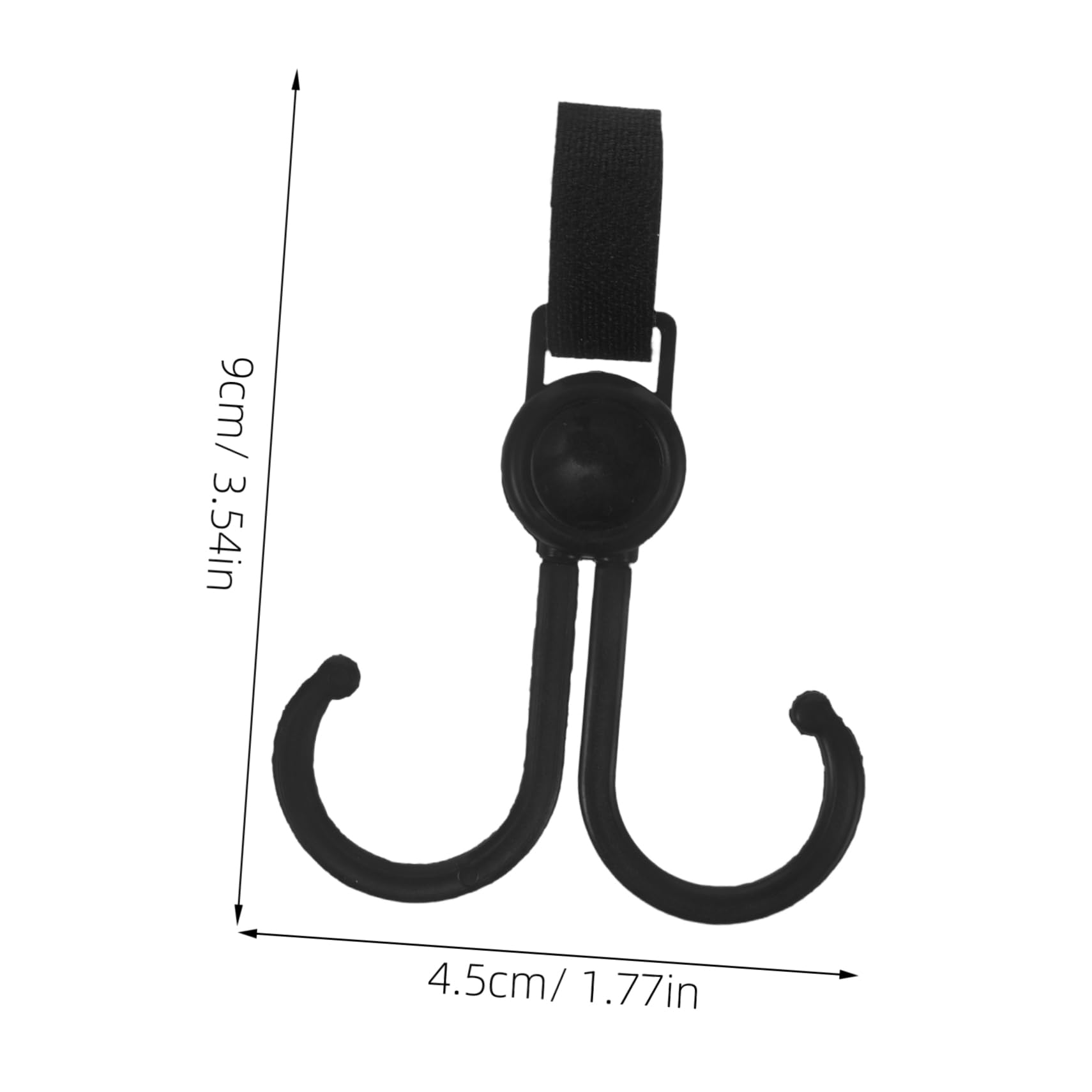 SUPVOX Outdoor Stroller Hooks Pcs Multi-use Hooks for Shopping Bags Stroller Hangers Plastic