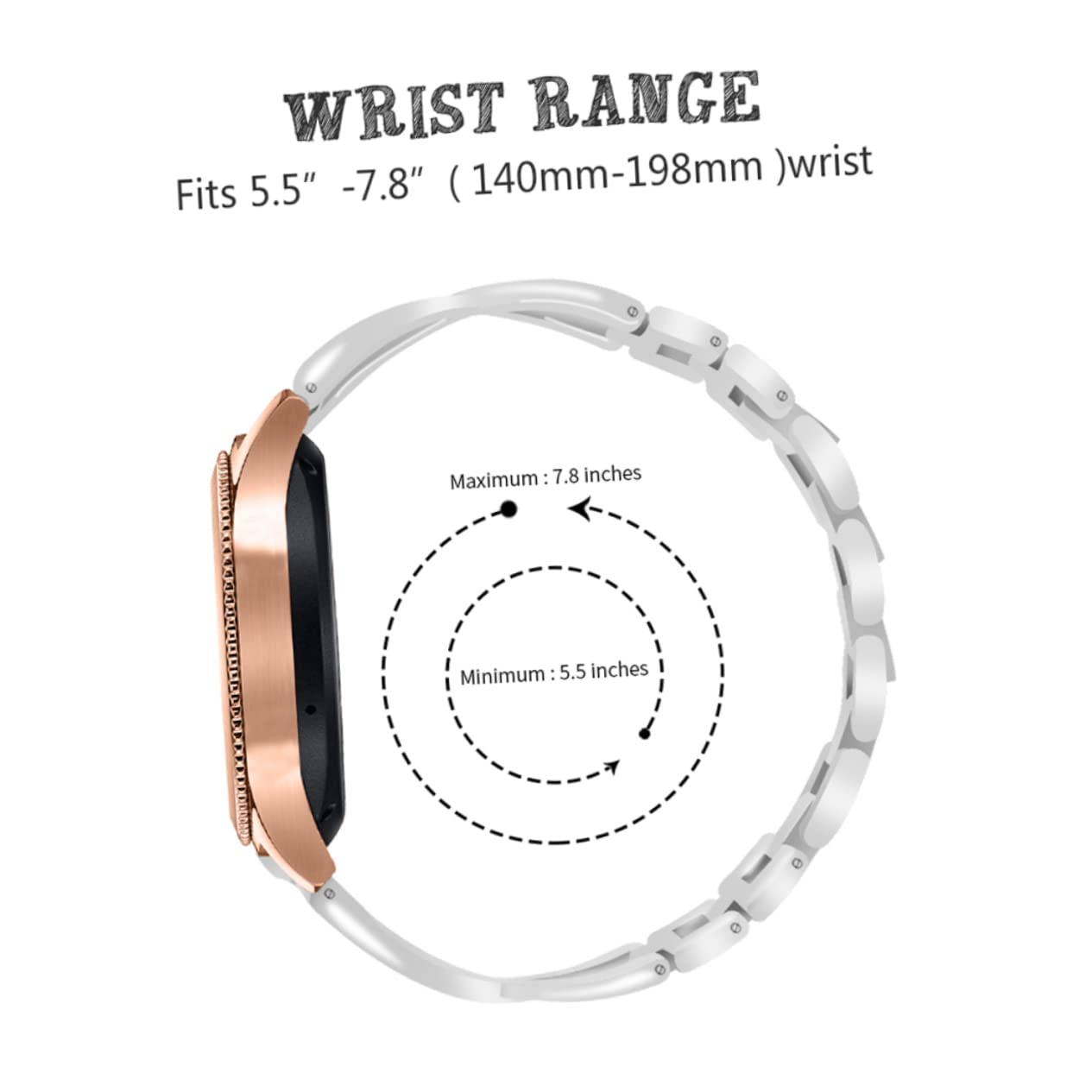 Mikikit 3pièces Bracelet Avec Pour Montre Remplacement Élégant Et Confortable Pour Et Femmes