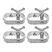 STOBAZA Wire Tightener Ratchet Cable Tensioner Tool 4Pcs Mini Steel Winch for Garden Trellis Vineyard Greenhouse Wire 3.15X2.6X0.98 Inches