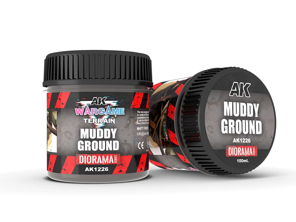Ak Interactive Ak Wargame Terrains Ak1226 Muddy Ground (100Ml)