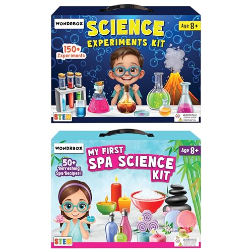 Image of WONDRBOX Science Experiment Kit (Spamazing Kit + Science Kit)