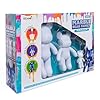 abeec Marble Bear Family Pouring Kit – Creative Paint Set for Kids Age 5+ – Make & Decorate 3 Bears with 9 Acrylic Paints – Fun Arts & Crafts Gift for Children