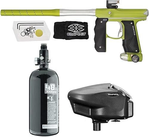 Miniatura 4 de Empire Mini GS - Marcador electrónico de pistola de paintball con tanque de paintball 483000 HPA y combo de cargador de paintball electrónico Empire