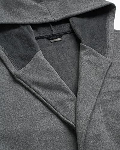 Eddie Bauer Mens Hooded Robe - Luxury Robe with Hood and Pockets | Fleece Bathrobe2
