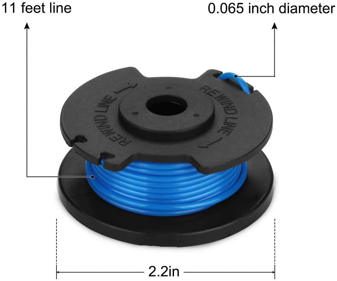 SYWAN Lot De 6 Bobines De Rechange Pour Coupe-Bordure 0,065