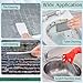 6 Pack Toilet Ring Remover Cleaner Pads Scrubbing Screen for Household Scouring Mesh Pad Sponge Remove Carbon Rust and Scale for Toilet Grill Kitchen Ceramic Tiles Sinks