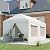 Peaktop Outdoor 10x20ft Heavy Duty Party Tent with Roll-up Cover Mesh Windows Canopy Tent for Parties Event Shelter