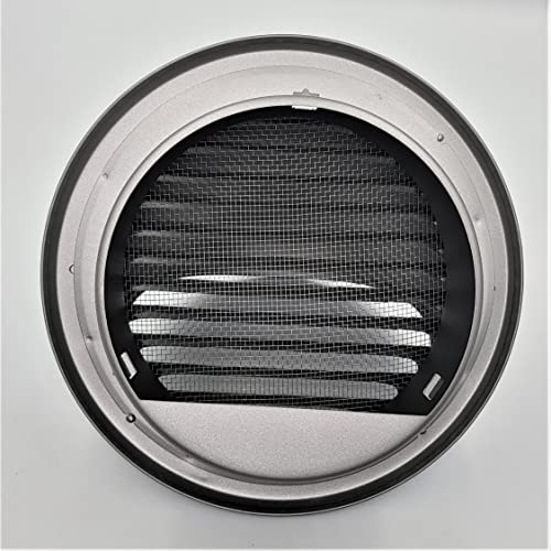 Image of ASTBERG Outer Cowl Matte Powder Coated SS304 (200mm /8 inch) (ASCN 200) Cowl with Bird mesh /Chimney Cowl /Exhaust Vent /Inline Duct Ventilation System Accessories /Cowl Cover /Vent Cap (SUS304) Steel