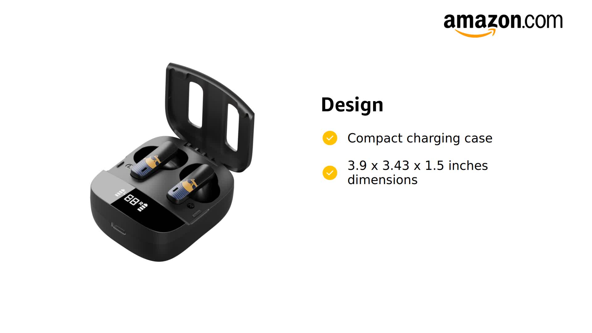 五条悟　TRUE WIRELESS STEREO EARPHONES Amazon.com: Wireless Earbuds Bluetooth 5.3 Headphones 48H