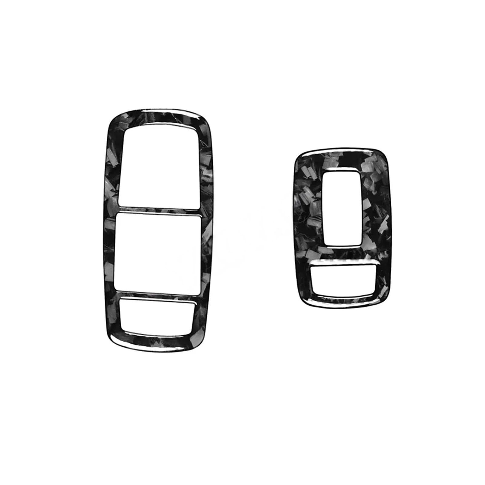 Vnhlotvjl Type8 Car Navigations Radio Cd Shift Lift Panel Trim Cover Sticker Compatible For Dodge Challenger 2015-2020 Forged Carbon Fiber Car Interior Acce(Type8)