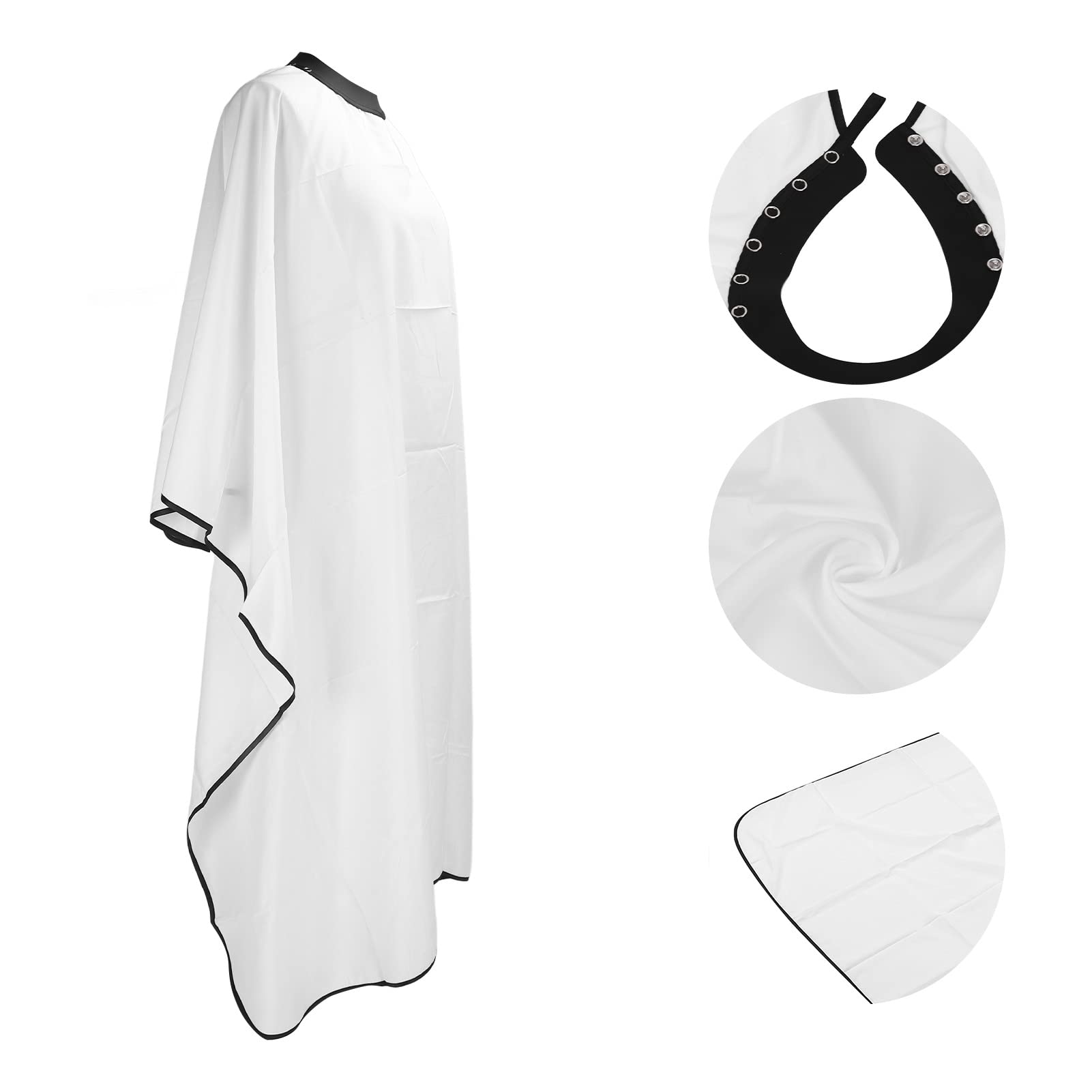 Yinhing Hairdressing Apron, Black Haircutting Cape or White Barber Cape - Image 2
