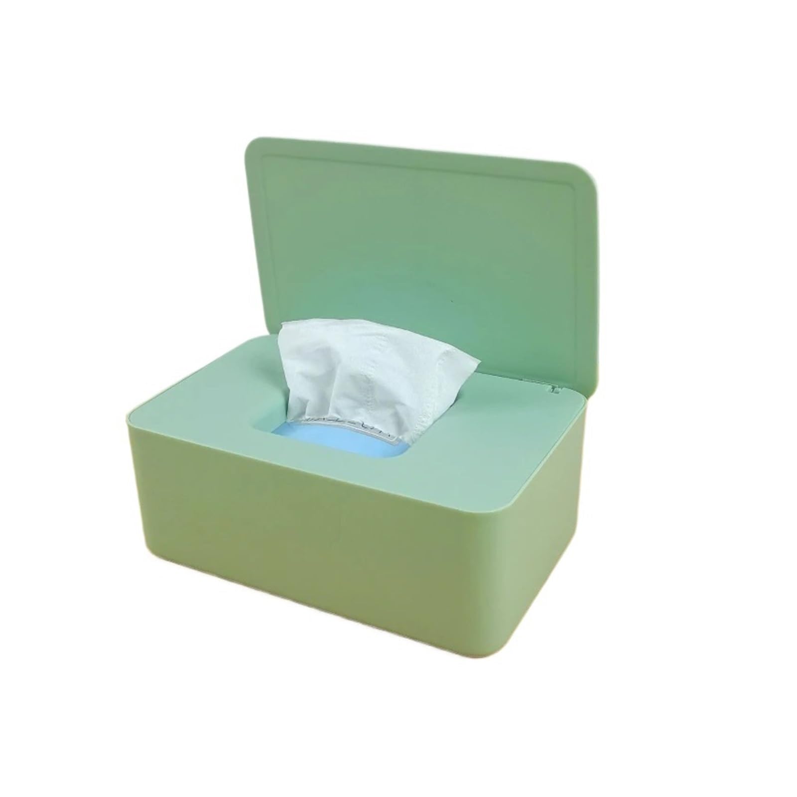 Eefpxwtz One Color Household Square Tissue Box， Tissue Box Holder Plastic Multicolor Wet Wipes Storage Napkin Organizer