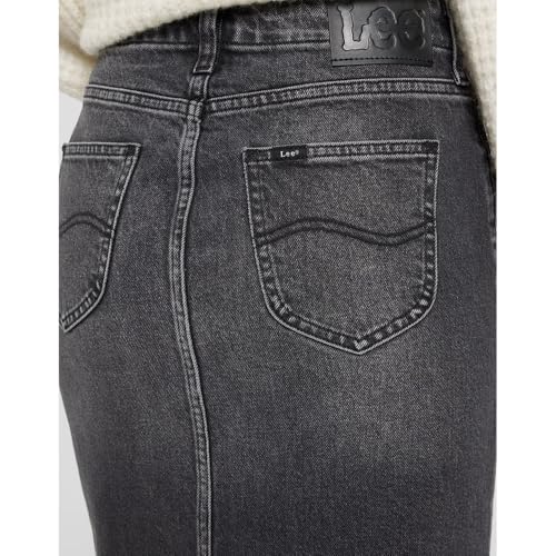 Jupe de moto Lee couleur Charred Black avec finitions denim robustes - 6