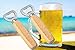 Bartender Bottle Openers, Beer Bottle Openers, Cider, Soft Drinks -Wood Handle Handheld (set of 6)