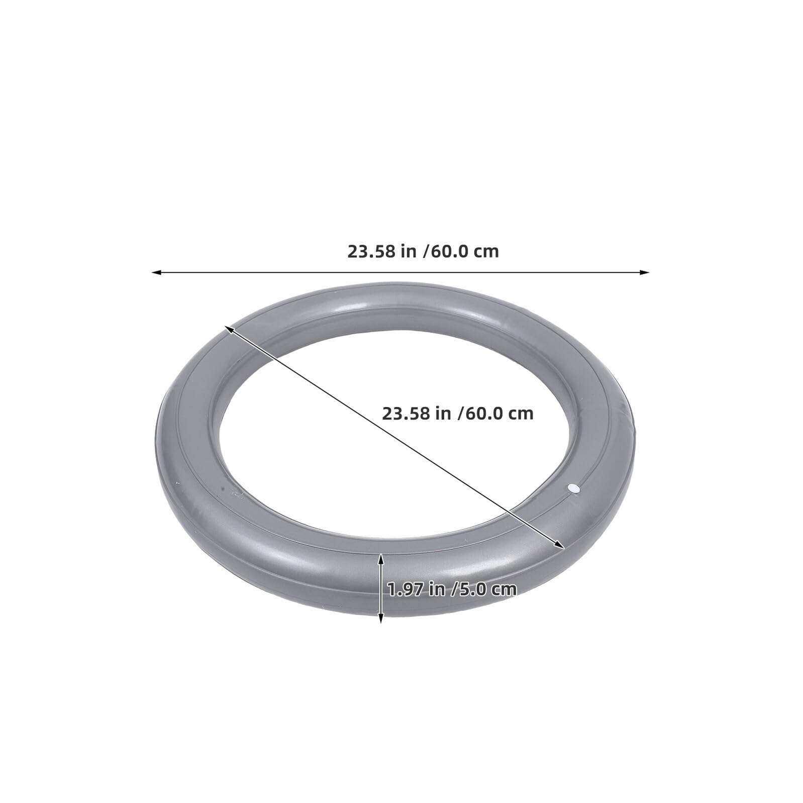 Mikinona 2 Pezzi Base per Palla da Yoga 2 Pezzi Antiscivolo Resistente in Materiale Robusto, Supporto Stabile per Sedia Palla da Fitness, per Casa, Ufficio e Palestra