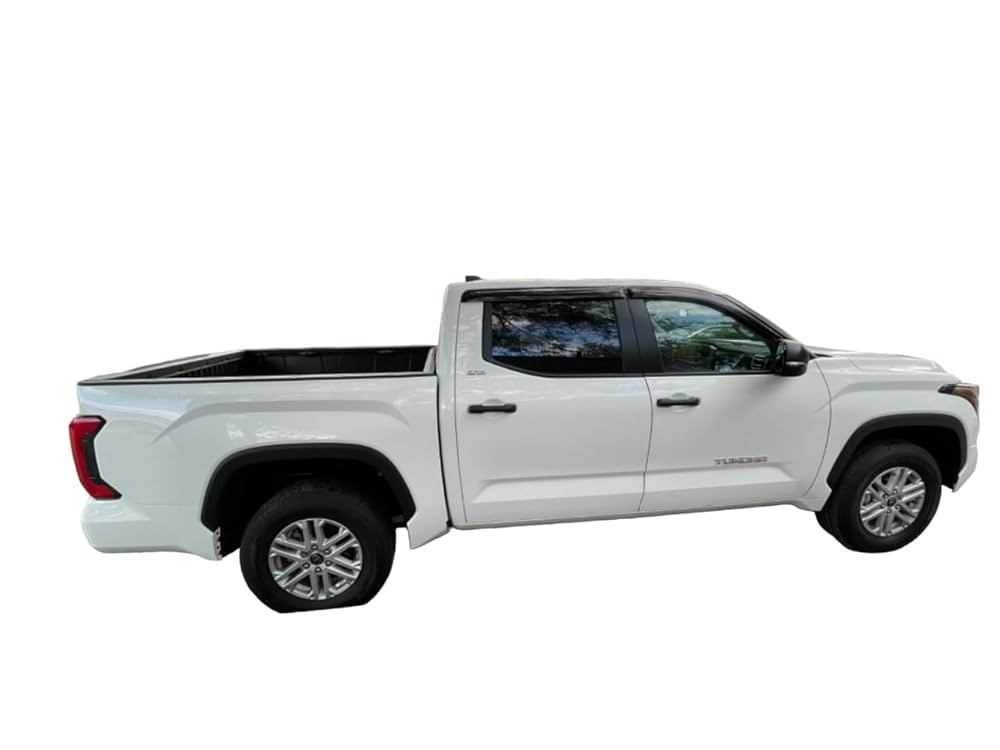 2022-2025 Tape-On Rain Guards for Toyota Tundra CrewMax Side