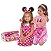 Disney Junior Minnie Mouse Bowdazzling Dress Up Trunk Set, Officially Licensed Kids Toys for Ages 3 Up by Just Play