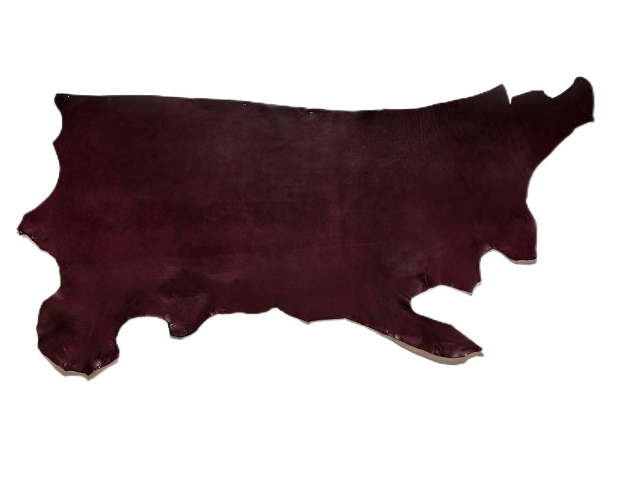 Buckleguy.com Wickett & Craig English Bridle Leather, Side, Eggplant