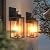 Kainozoic Outdoor Wall Light Fixtures Anti-Rust Porch Lights Outdoor Waterproof Exterior Lighting Fixtures Wall Lantern for Patio Front Door Garage - 2 Pack
