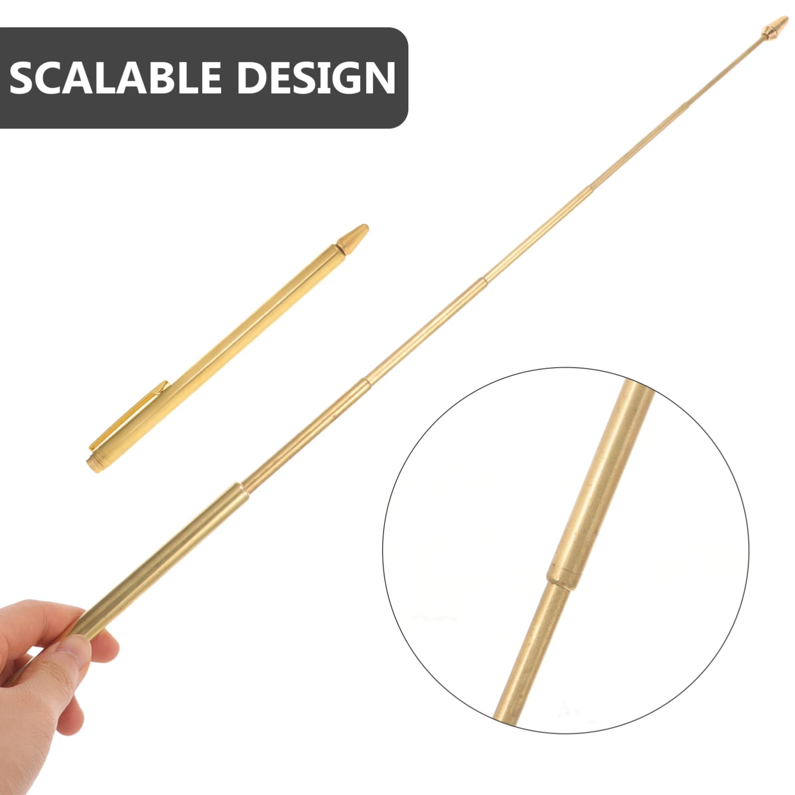 MUCKLILY 3pcs Brass Dowsing Rod Dowsing Rod Spiritual Kit for Divination Accessories